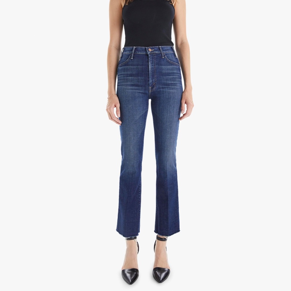 Mother The Hustler Ankle Fray jeans